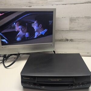 Panasonic Blueline Omnvision PV-8450 4 Head Tested VCR Recorder - No Remote